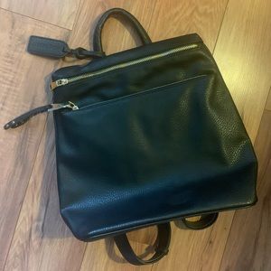 NWOT Black Sole Society Backpack Purse